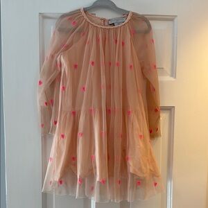 Stella McCartney Little Hearts Tulle Dress in size 3